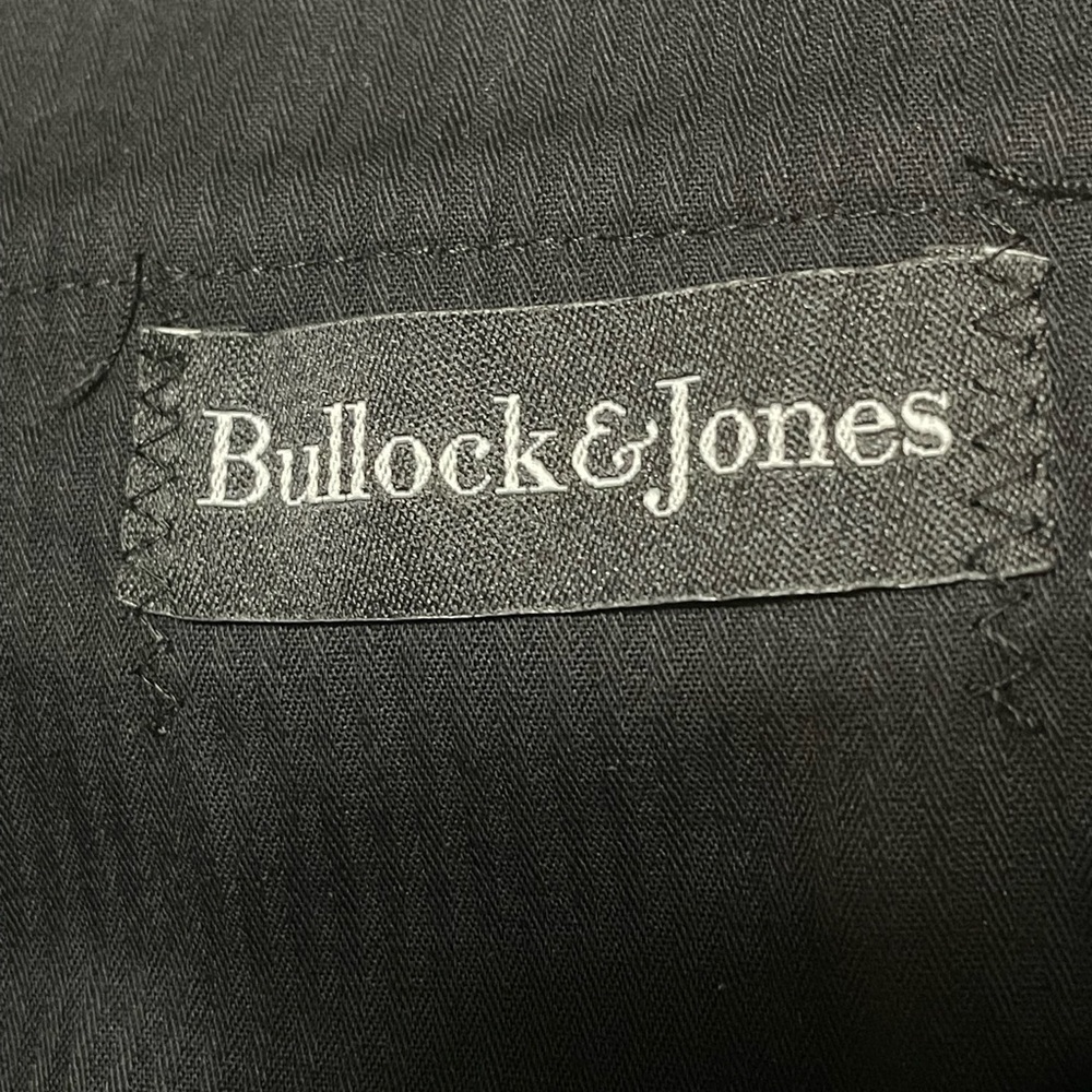 Bullock and Jones heavy weight cotton wide corduroy charcoal‎ gray cuffed pants